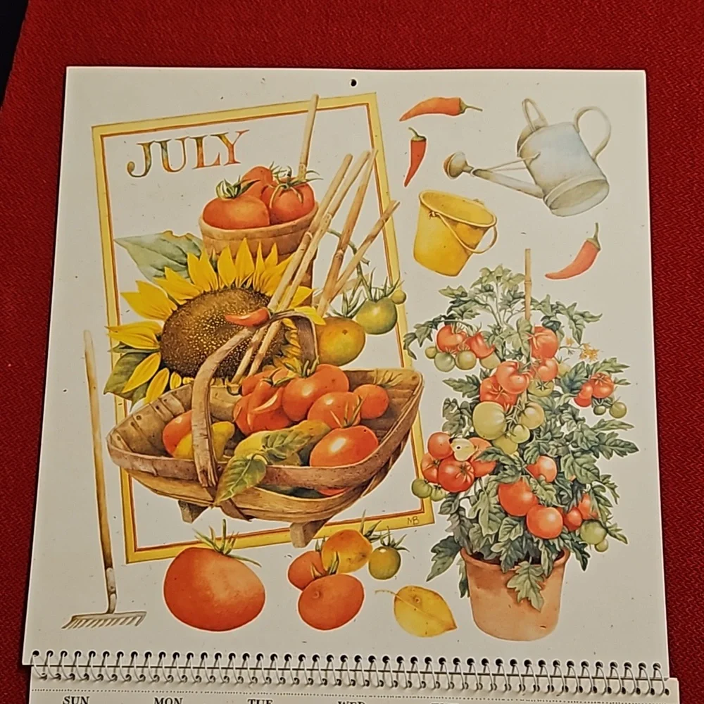 Marjolein Bastin Hallmark @2001 calendar UNUSED Nature's Sketchbook art craft